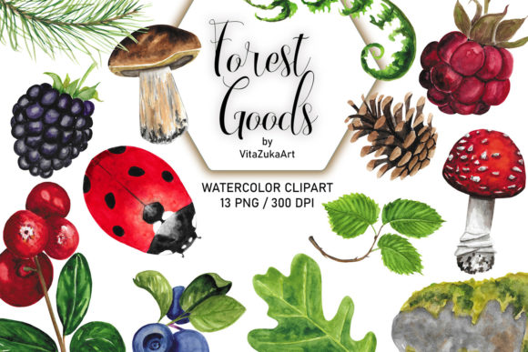 Download Watercolor Forest Clipart - Clipart Collection