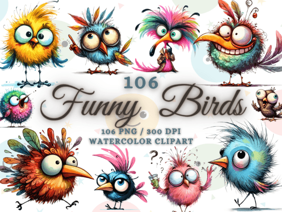 Download Funny Bird Clipart Bundle Funny Bird Png - Clipart Collection