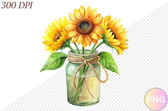 Download Watercolor Sunflower PNG Clipart - Clipart Collection