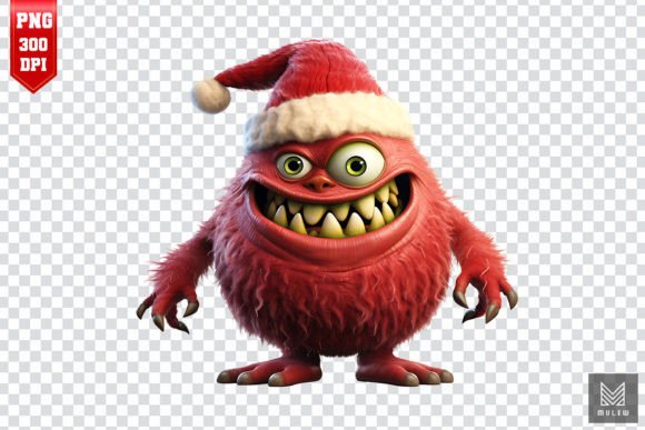 Download Joyful Christmas Monster Clipart - Clipart Collection