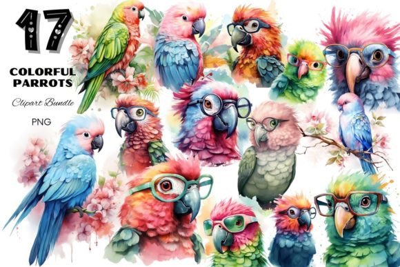 Download Watercolor Parrot Clipart Tropical Bird - Clipart Collection