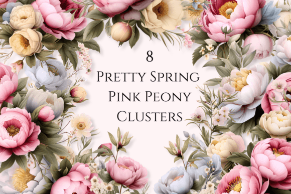Download Watercolor Flower Clipart - Pink Peony - Clipart Collection