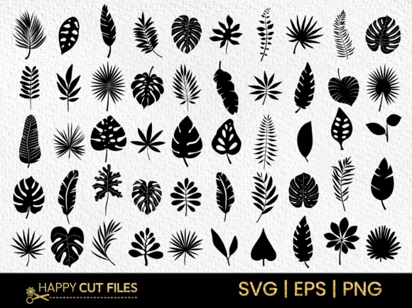 Download Tropical Leave Svg Bundle , Leaf Clipart - Clipart Collection